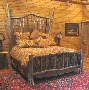 rustic bed, rustic furniture, tree furniture